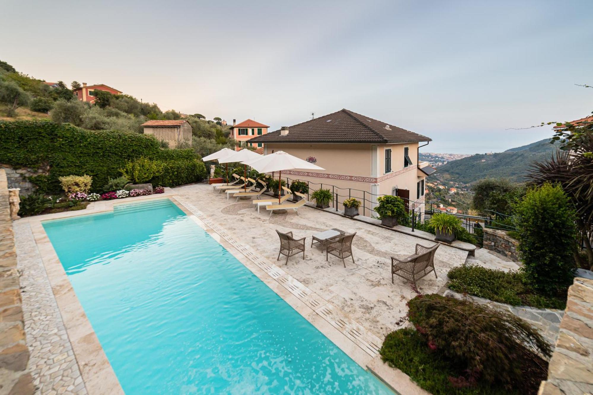 B&B Villa Bianca Leivi Exterior foto